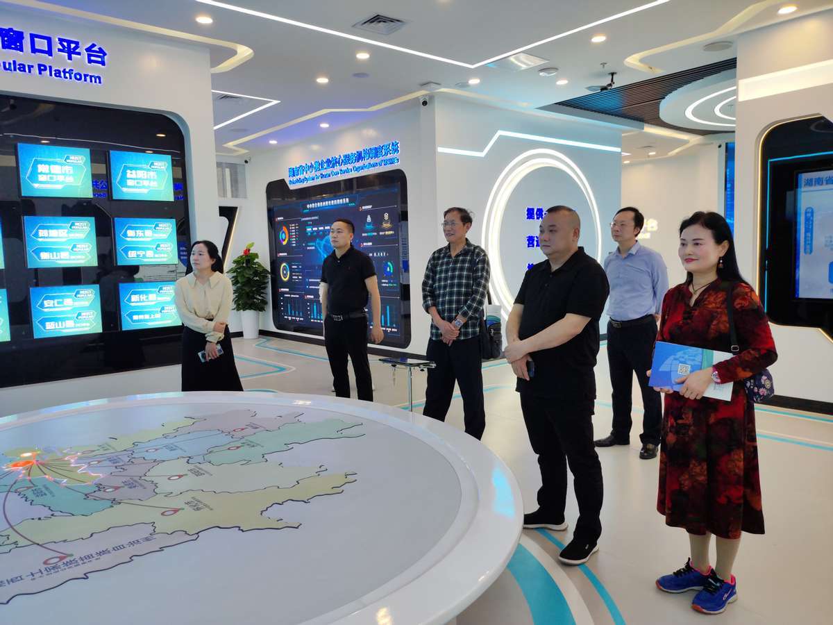 湖南省企业文化促进会到省中小企业公共服务平台调研